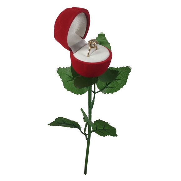Import Direct Other - Ring Box: Proposal/Wedding/Rose/Love
